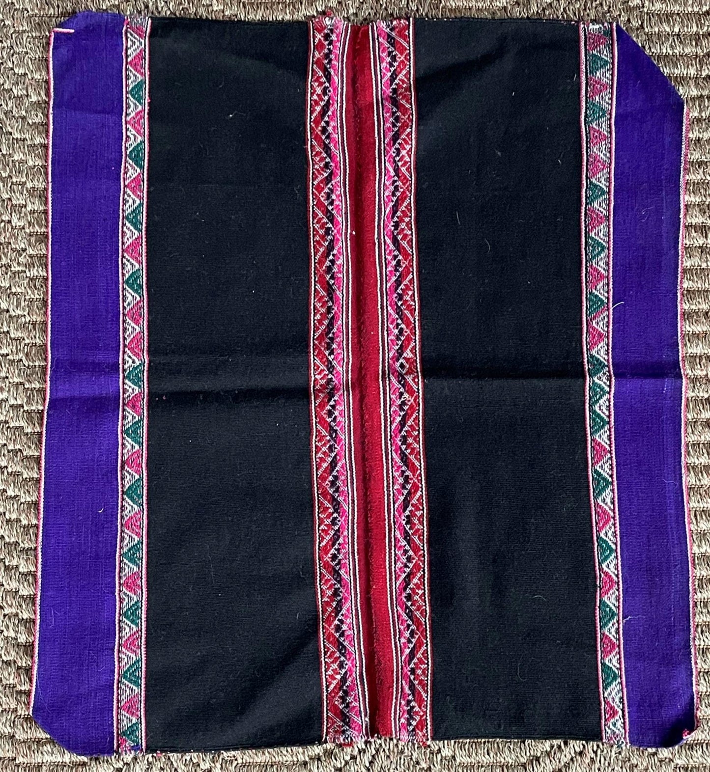 Q'ero Mestana Mesa Altar Ritual Cloth Handwoven on Loom Andean Textile Sacred Valley Peru PF2023-1
