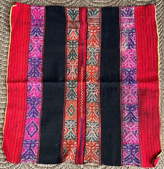 Vintage Q'ero Mestana Mesa Altar Ritual Cloth Handwoven on Loom Andean Textile Sacred Valley Peru PF20235