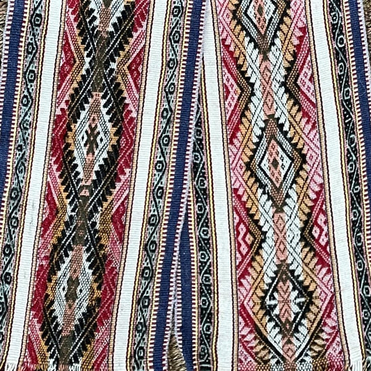 Chinchero Hand Woven Alpaca Scarf Sacred Valley Peru 6.5 x 76 SC1