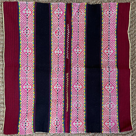 Q'ero Mestana Mesa Altar Ritual Cloth Handwoven on Loom Andean Textile Sacred Valley Peru 52506