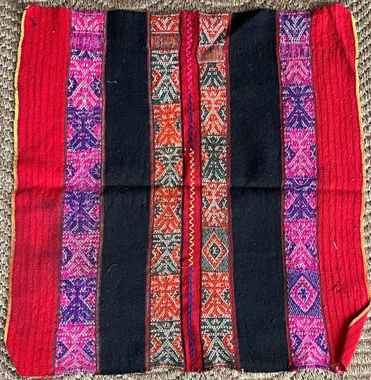 Vintage Q'ero Mestana Mesa Altar Ritual Cloth Handwoven on Loom Andean Textile Sacred Valley Peru PF20235