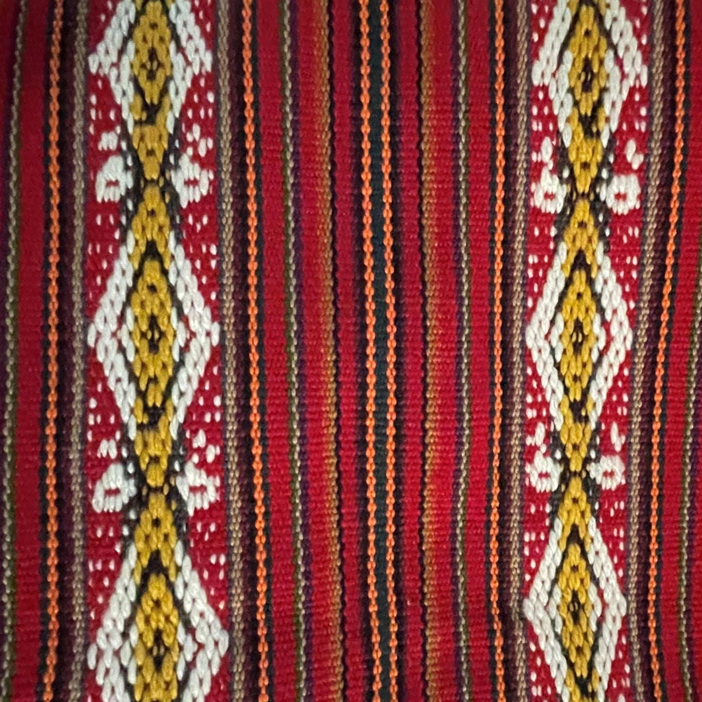 Peruvian Shaman Poncho Hand Woven Alpaca Blend Sacred Valley Peru P2302
