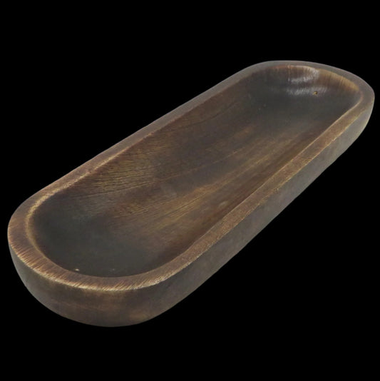 Wooden Boat Incense Burner