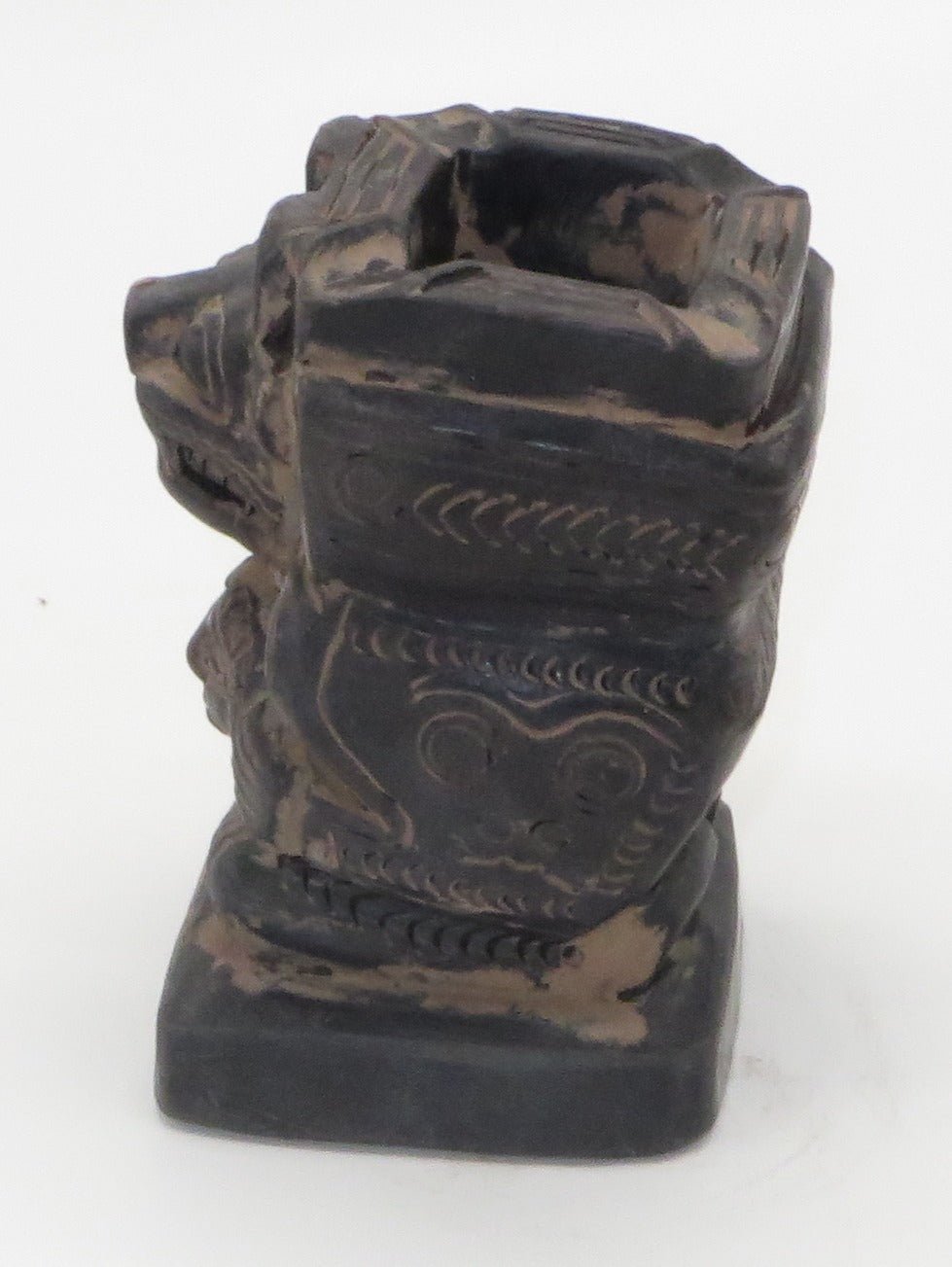 Jaguar Offering Vessel hand crafted Sacred Valley Peru - Shaman Things