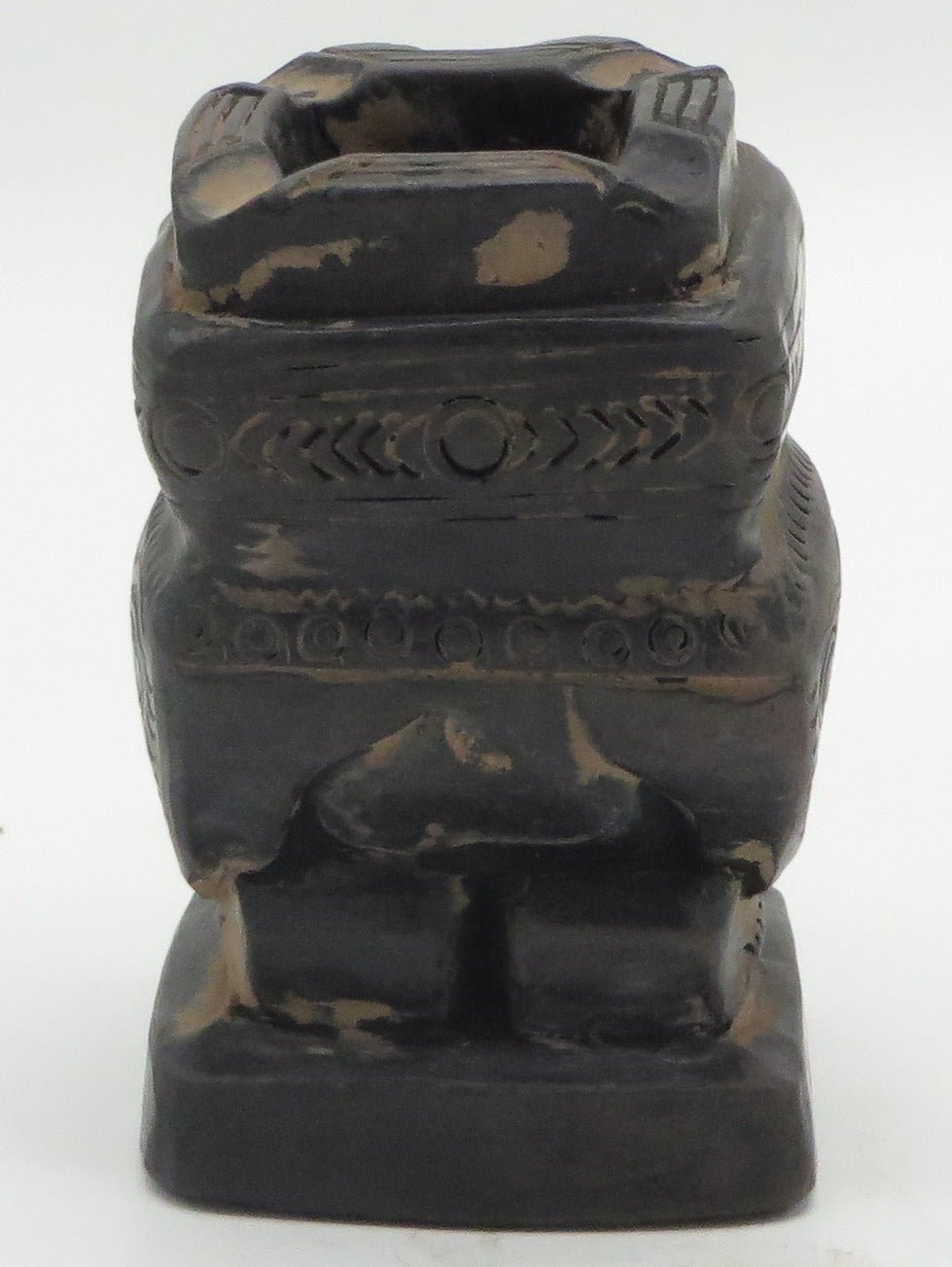 Jaguar Offering Vessel hand crafted Sacred Valley Peru - Shaman Things