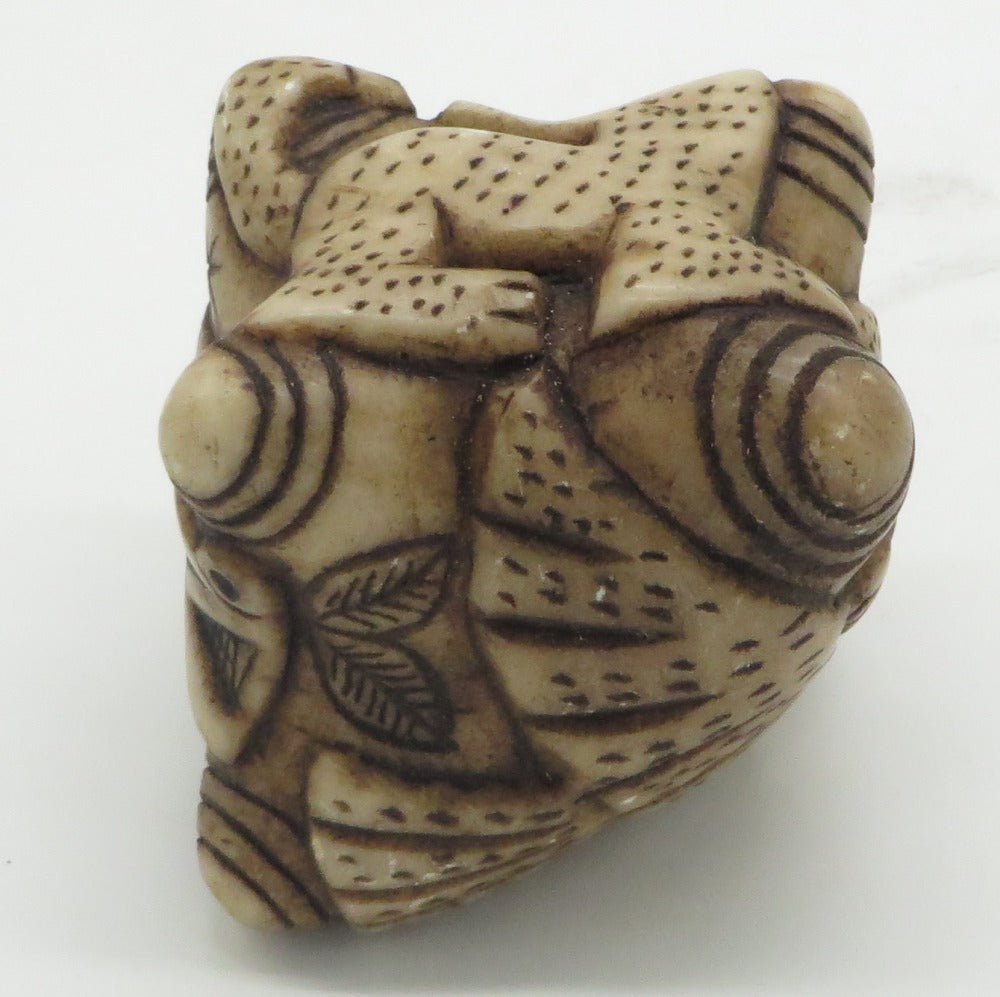 Large Alabaster Caliza Stone Chumpi Stone carving Condor Jaguar Snake hand crafted Sacred Valley Peru - Shaman Things