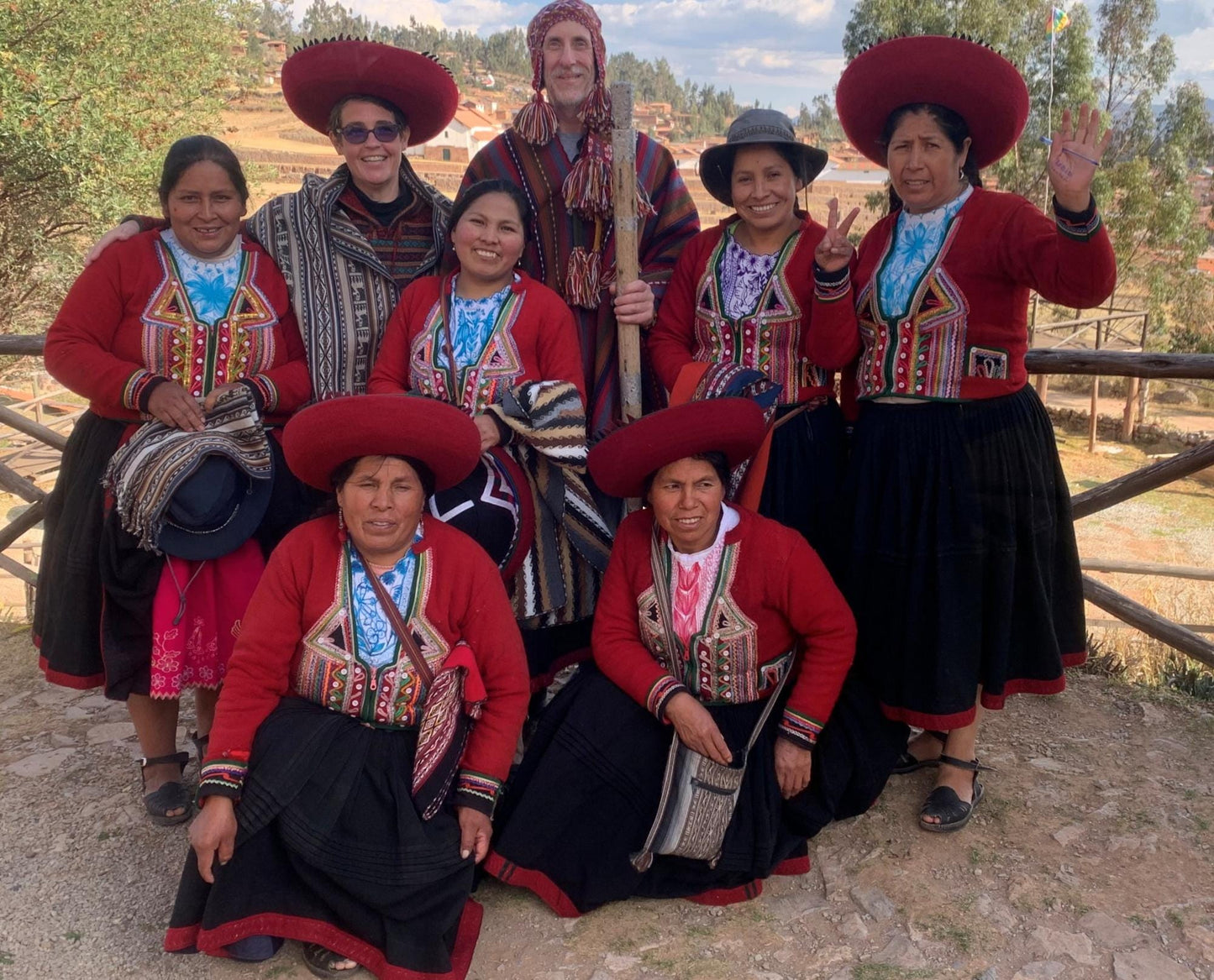 Peruvian Chinchero Shaman Poncho Hand Woven Alpaca Blend Sacred Valley Peru P2307 - Shaman Things