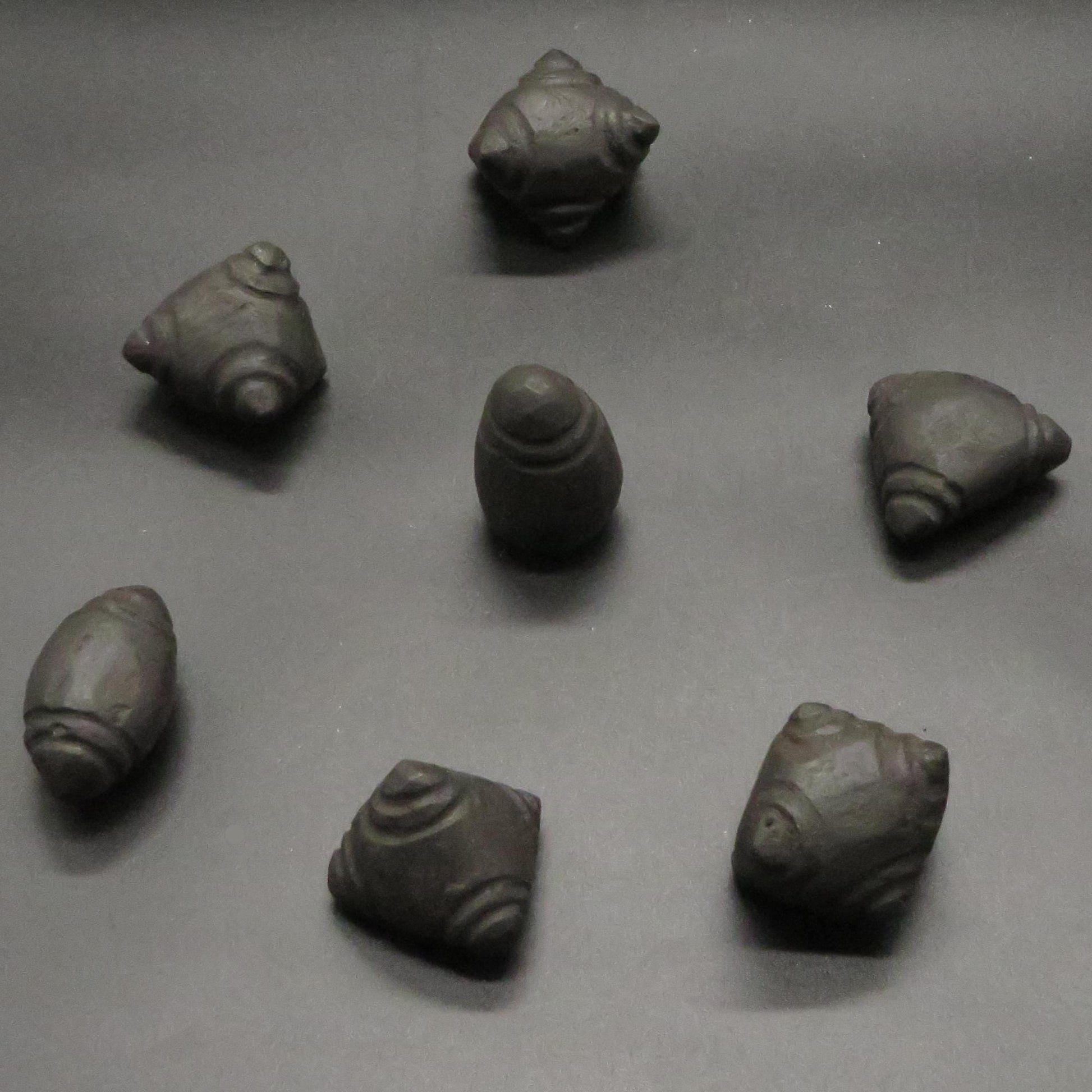 Peruvian Chumpi Khuya Apu Stones Set of 7 Jiwaya Meteorite Stone hand crafted Sacred Valley CS2407 - Shaman Things