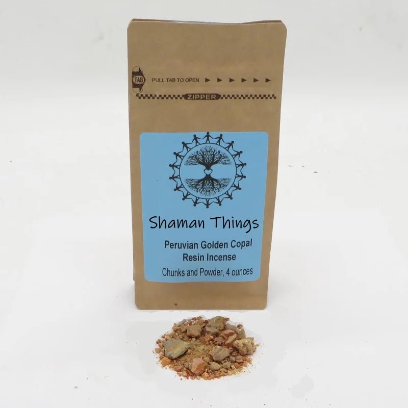 Peruvian Gold Copal Amazon Gold Resin Incense Four Ounces - Shaman Things