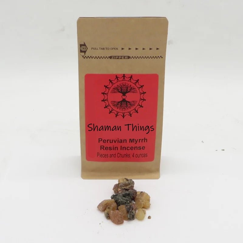 Peruvian Myrrh Resin Incense Four Ounces - Shaman Things