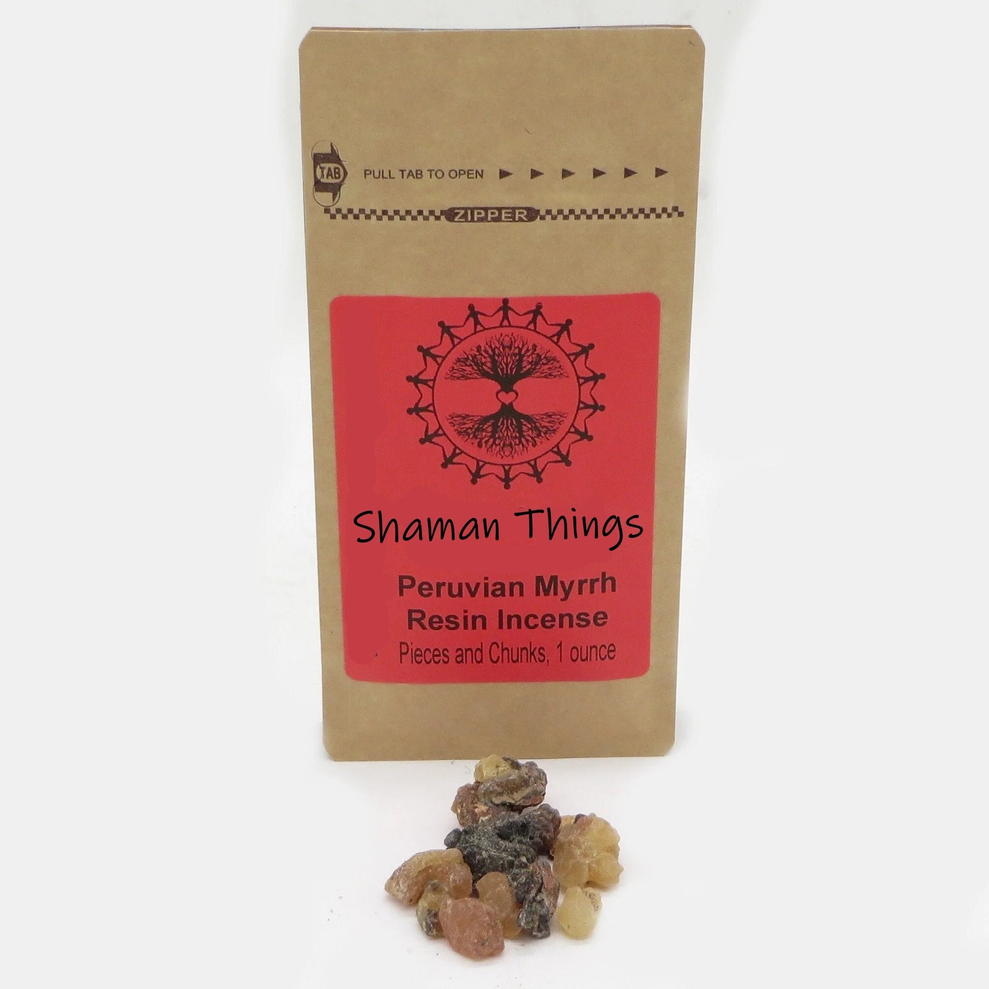 Peruvian Myrrh Resin Incense One Ounce - Shaman Things