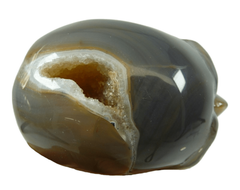 Polished Agate Crystal Skull - Shaman Things