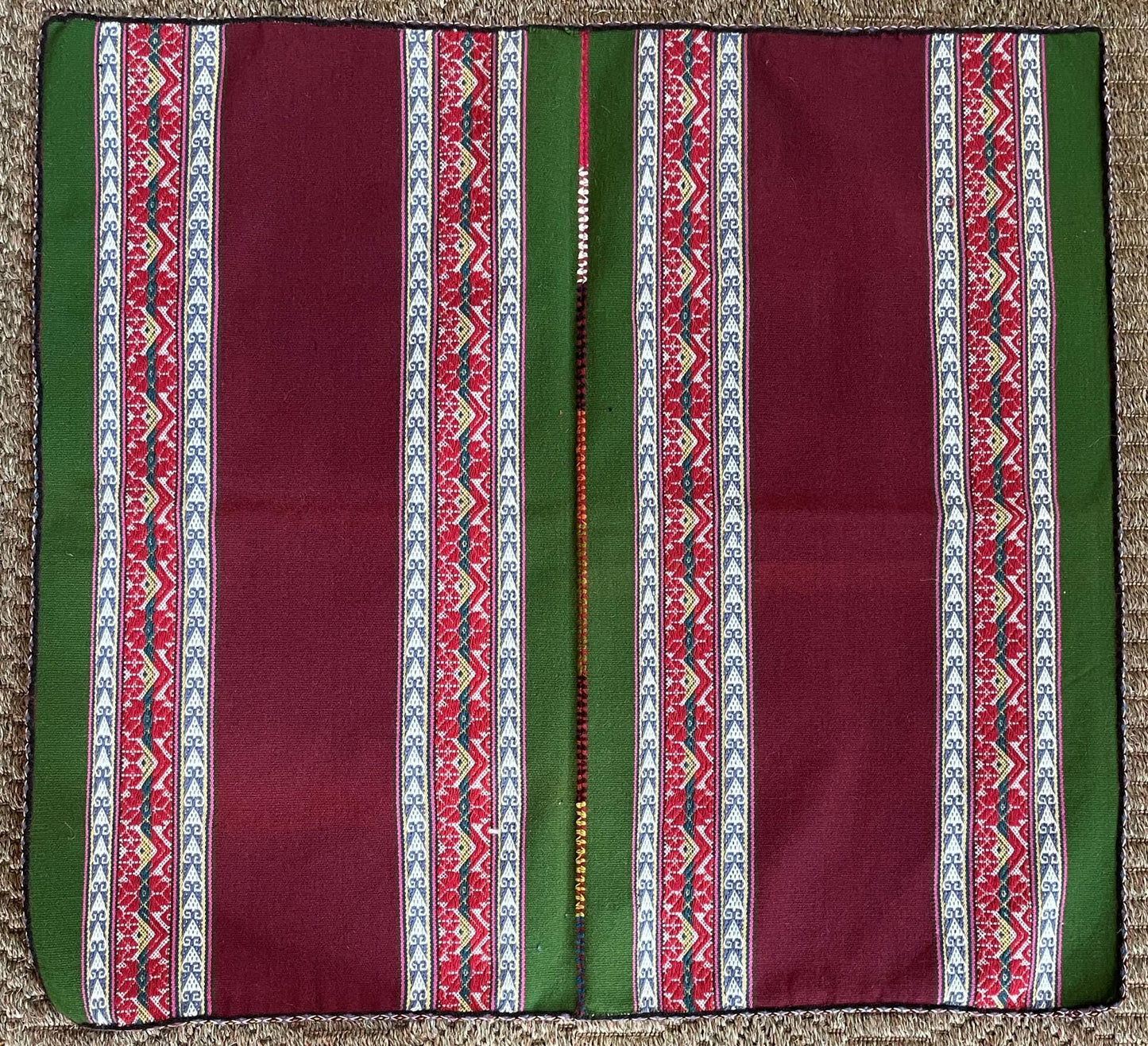 Q'ero Mestana Mesa Altar Ritual Cloth Handwoven on Loom Andean Textile Sacred Valley Peru 52501 - Shaman Things