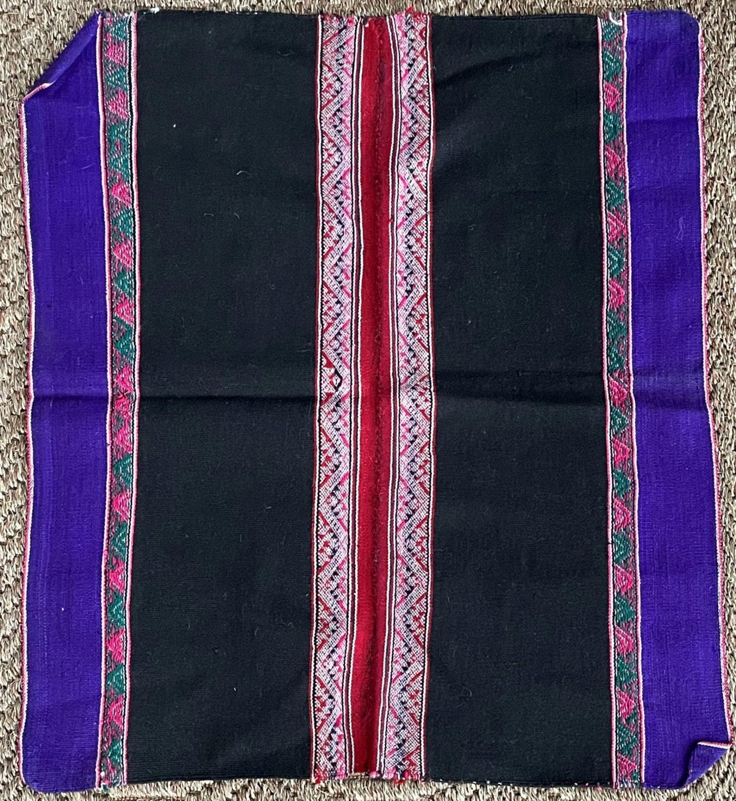 Q'ero Mestana Mesa Altar Ritual Cloth Handwoven on Loom Andean Textile Sacred Valley Peru PF2023 - 1 - Shaman Things
