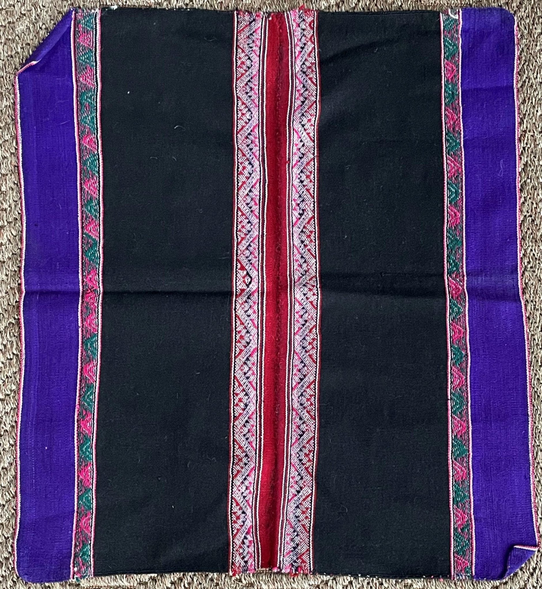 Q'ero Mestana Mesa Altar Ritual Cloth Handwoven on Loom Andean Textile Sacred Valley Peru PF2023 - 1 - Shaman Things