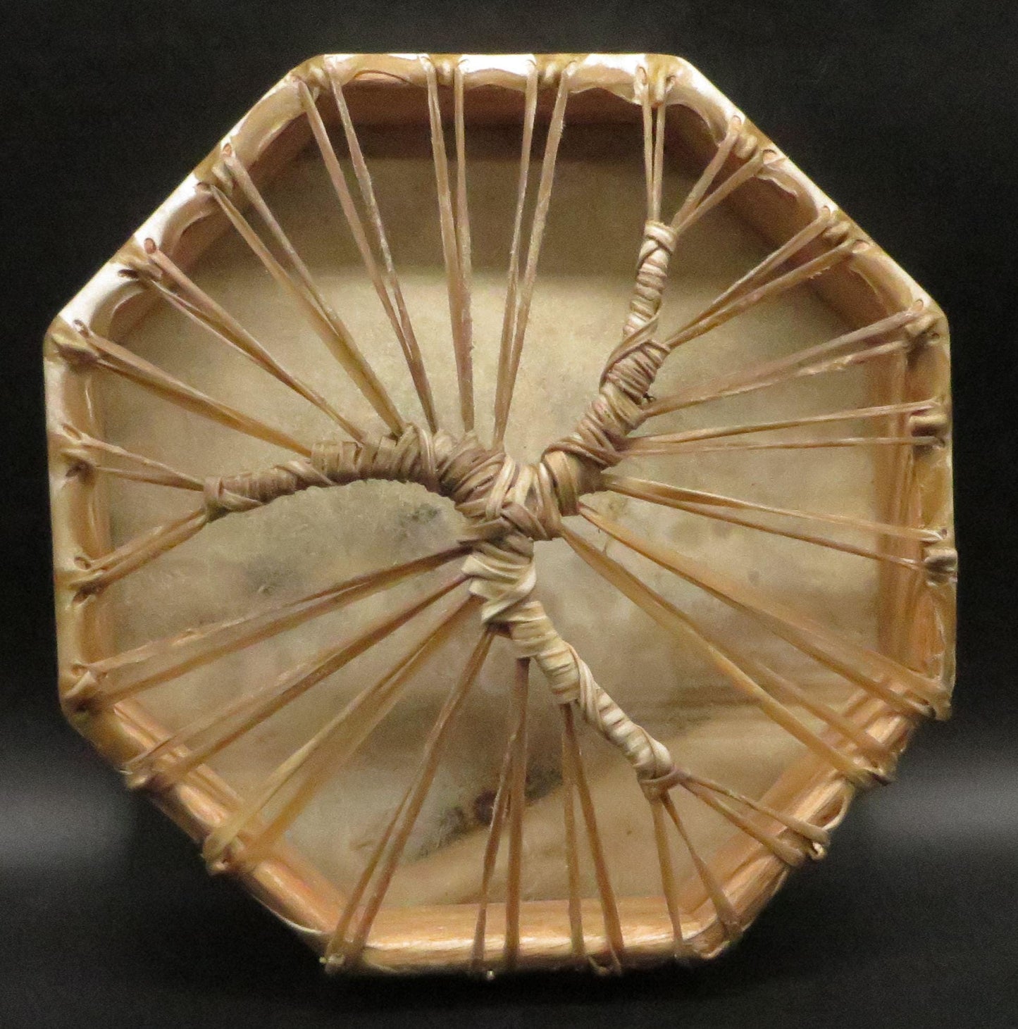 Shaman Drum Hand Made and Hand Painted Bear Shaman Made in Sacred Valley Peru - Shaman Things