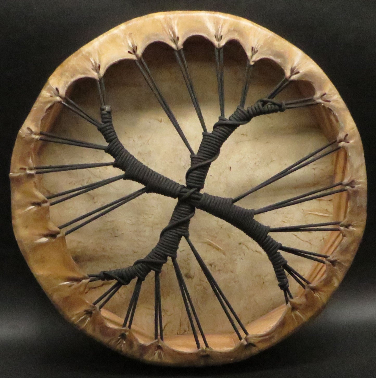 Shaman Drum Hand Made and Hand Painted Condor Jaguar Snake Made in Sacred Valley Peru - Shaman Things