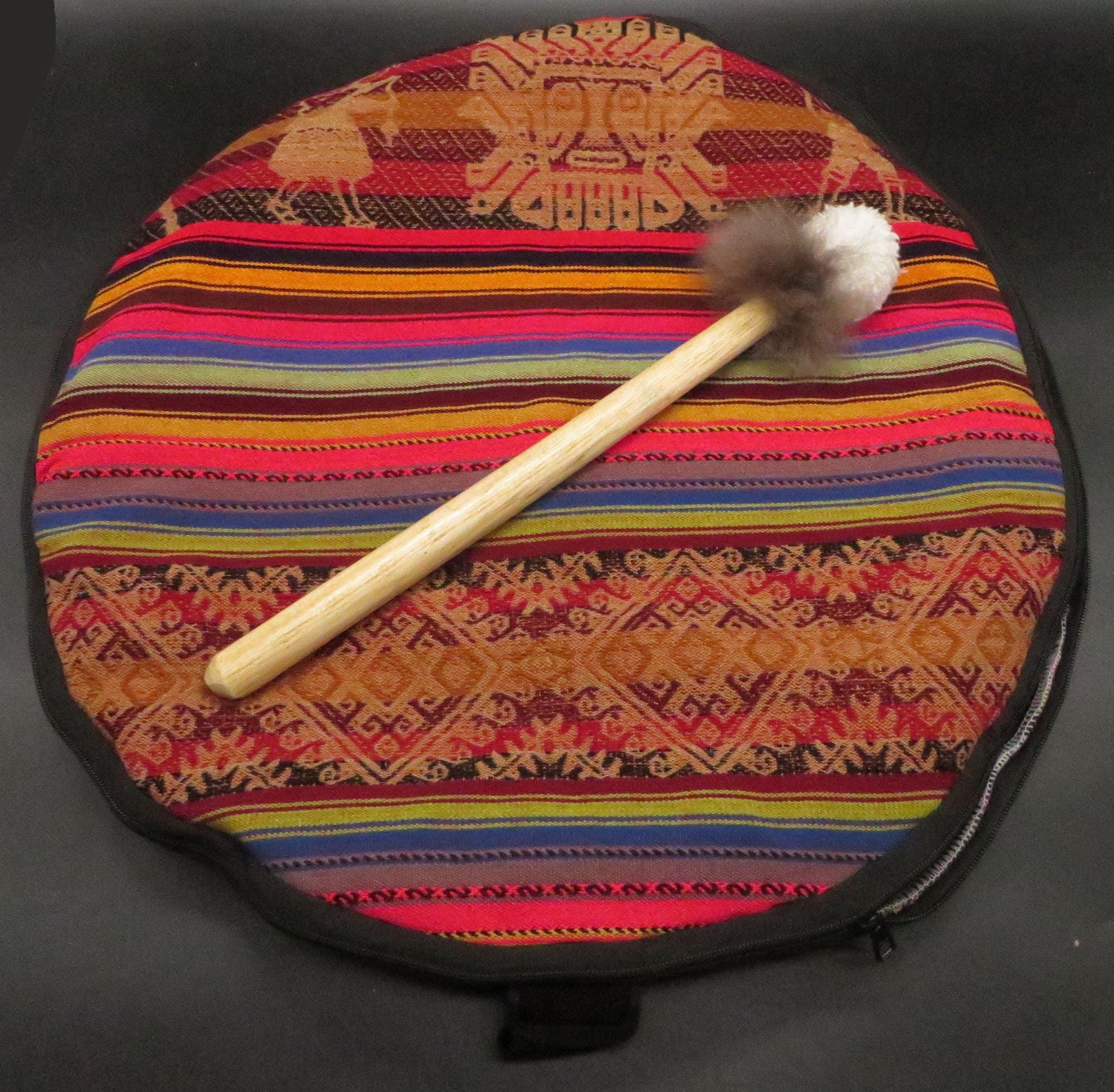 Shaman Drum Hand Made and Hand Painted Eagle Made in Sacred Valley Peru - Shaman Things