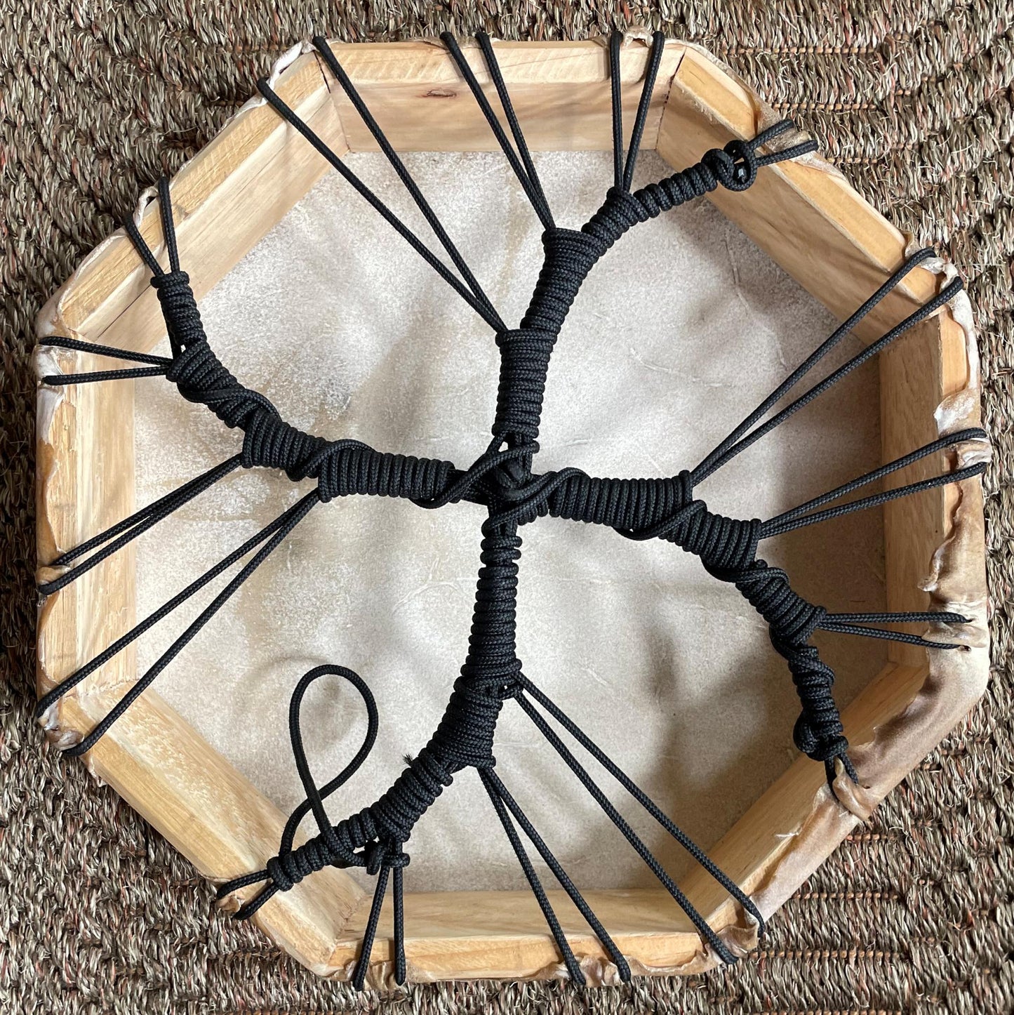 Shaman Drum Hand Made and Hand Painted Hummingbird Made in Sacred Valley Peru D52501 - Shaman Things