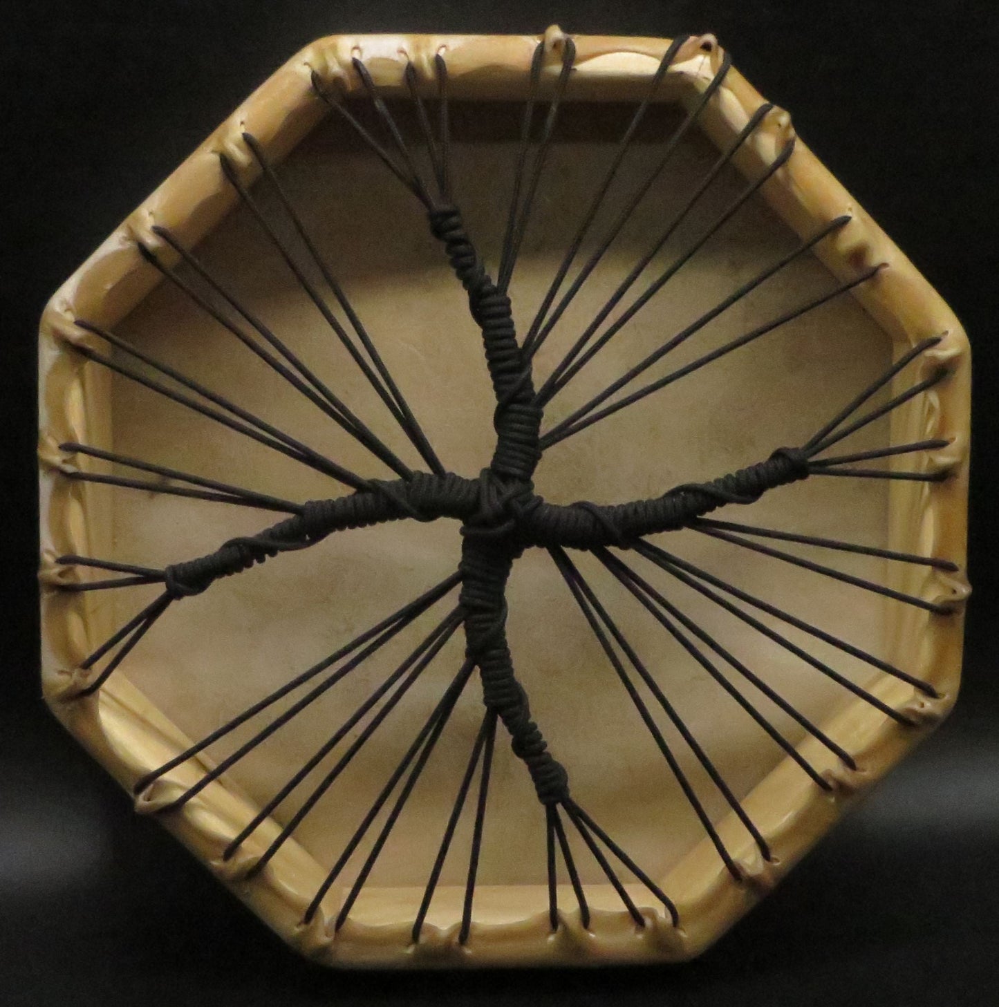 Shaman Drum Hand Made and Hand Painted Jaguar Made in Sacred Valley Peru - Shaman Things