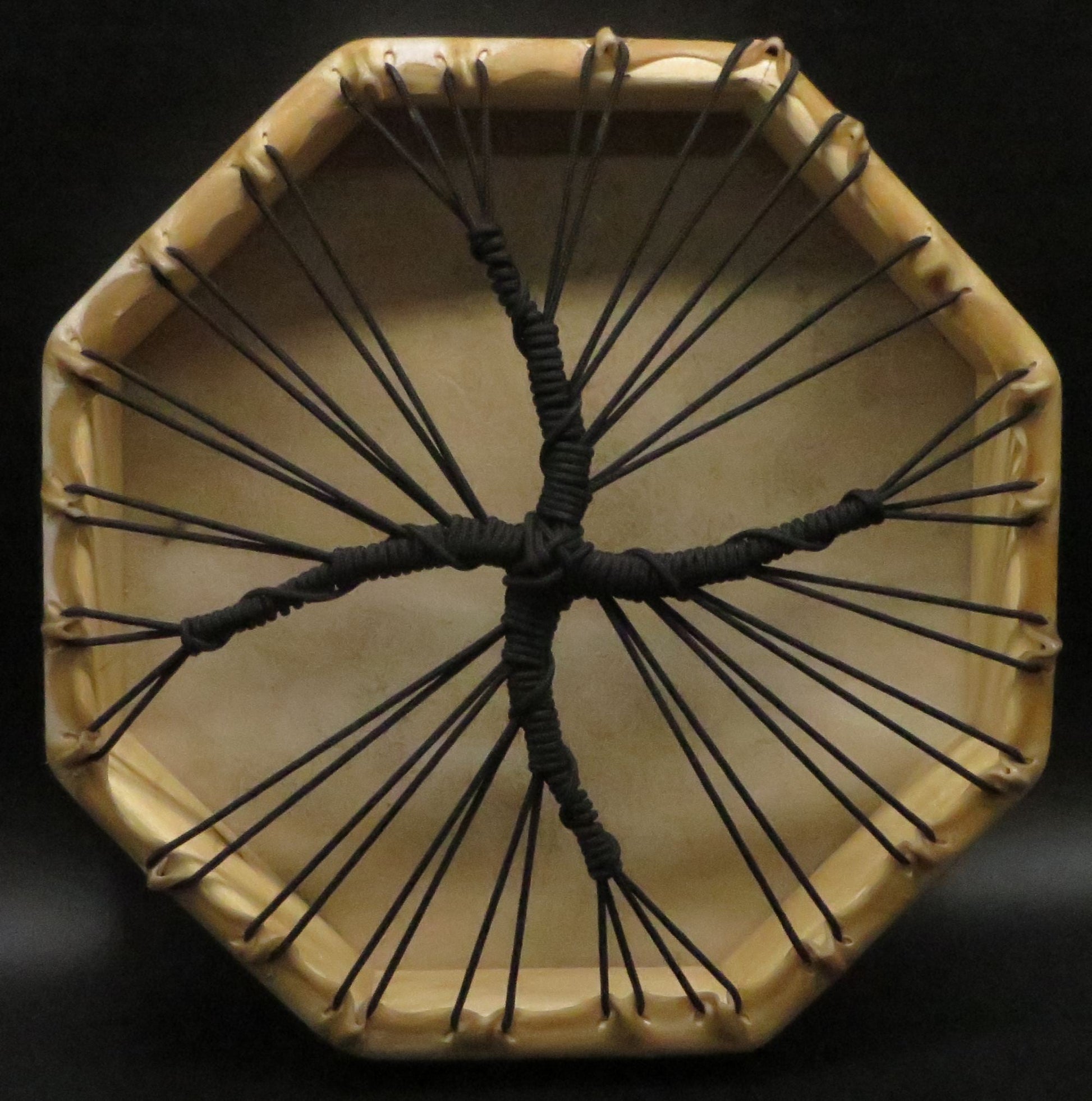 Shaman Drum Hand Made and Hand Painted Jaguar Made in Sacred Valley Peru - Shaman Things