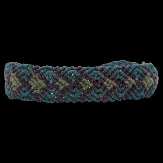Shipibo Macrame Bracelet Amazon Region Peru B303 - Shaman Things