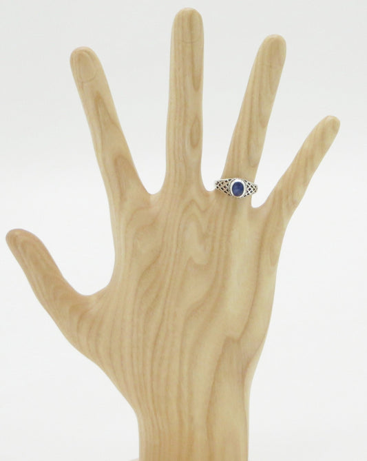 Sodalite Ring Size 7 Peru 950 Silver and Stone Sacred Valley RJV3 - Shaman Things