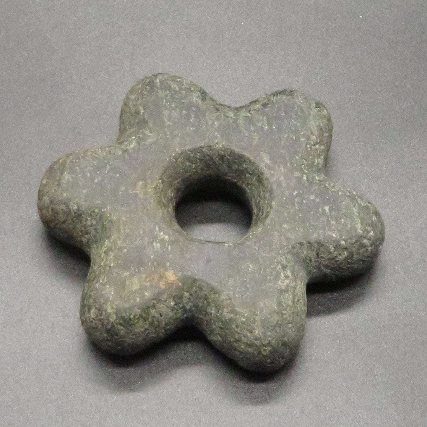 Star Shaped Peruvian Pi Stone Macana hand crafted Sacred Valley - Shaman Things