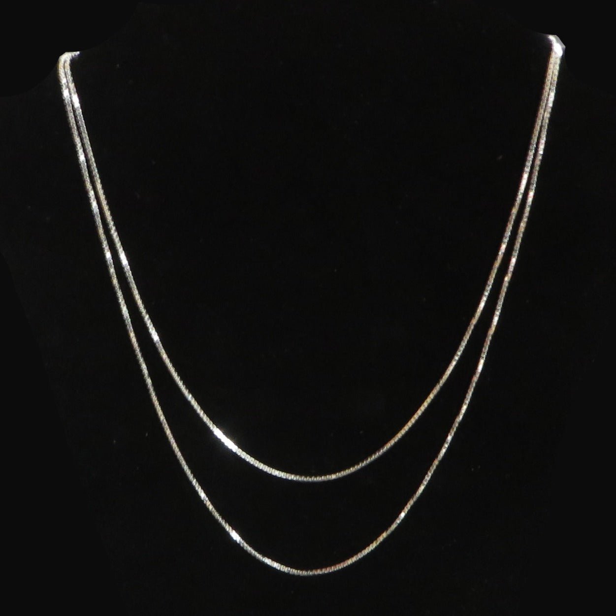 Sterling Silver Box Chain 1.4mm 18 and 20 inch lengths - Shaman Things