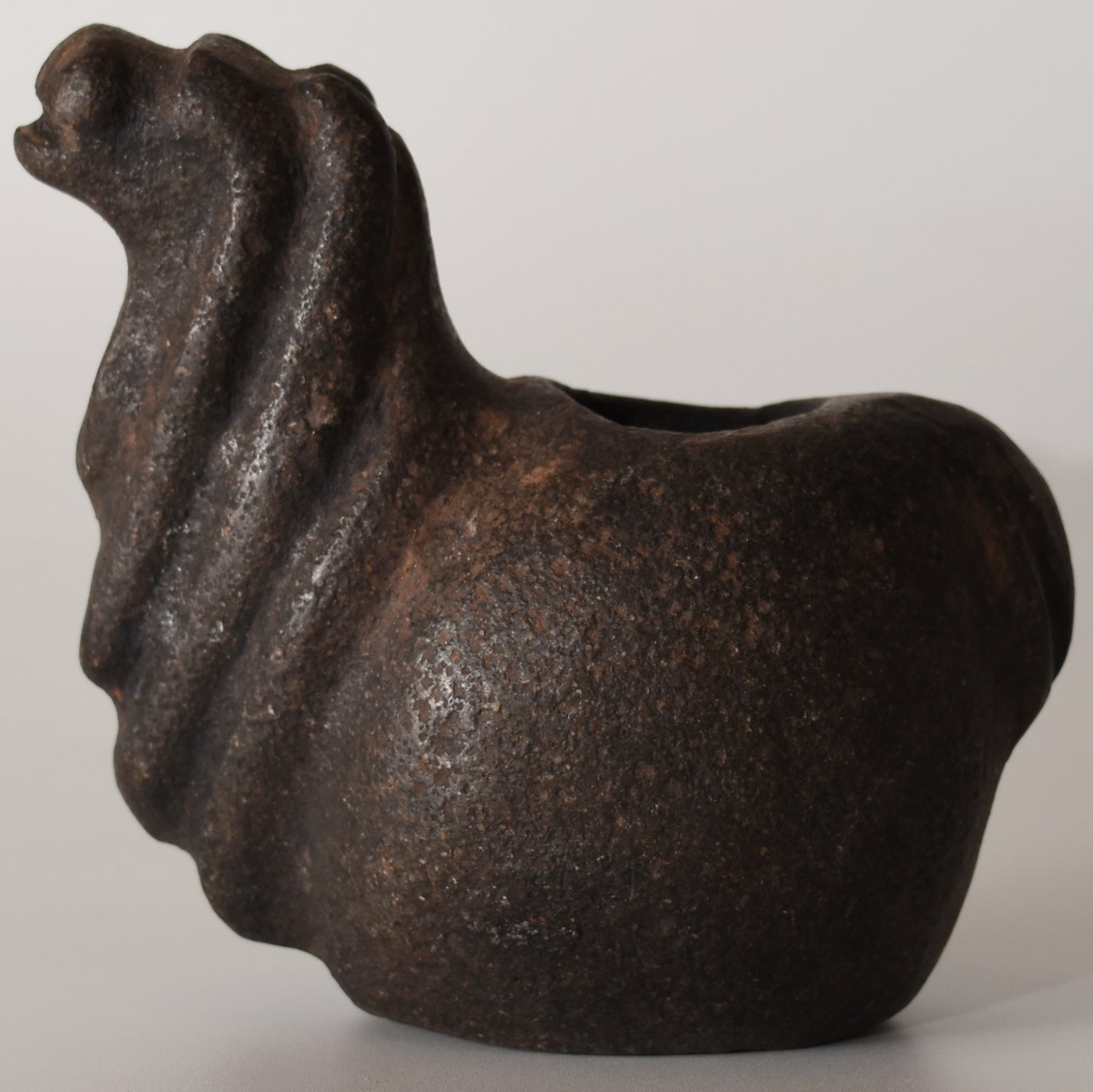 Vintage Andean Alpaca Conopa hand carved stone Sacred Valley Peru S52504