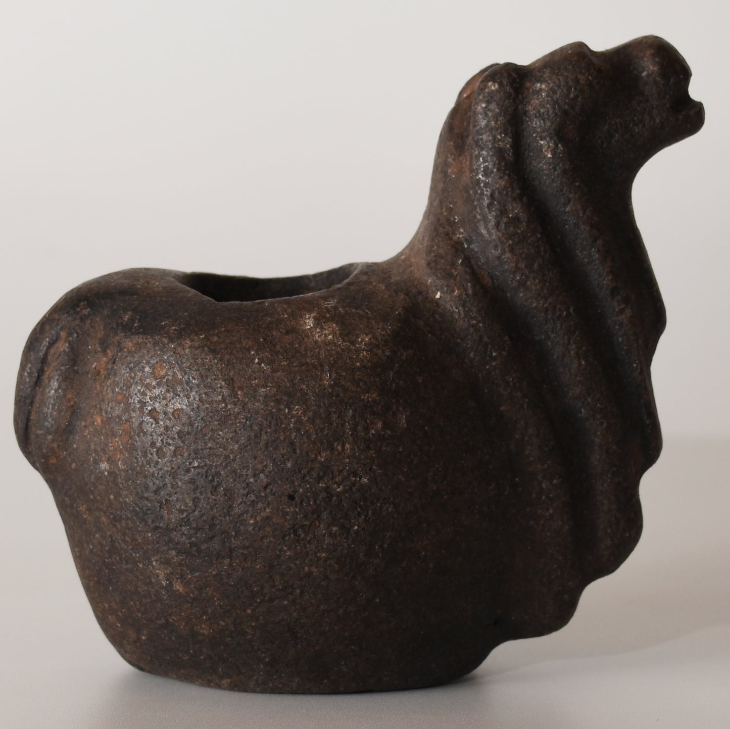 Vintage Andean Alpaca Conopa hand carved stone Sacred Valley Peru S52504