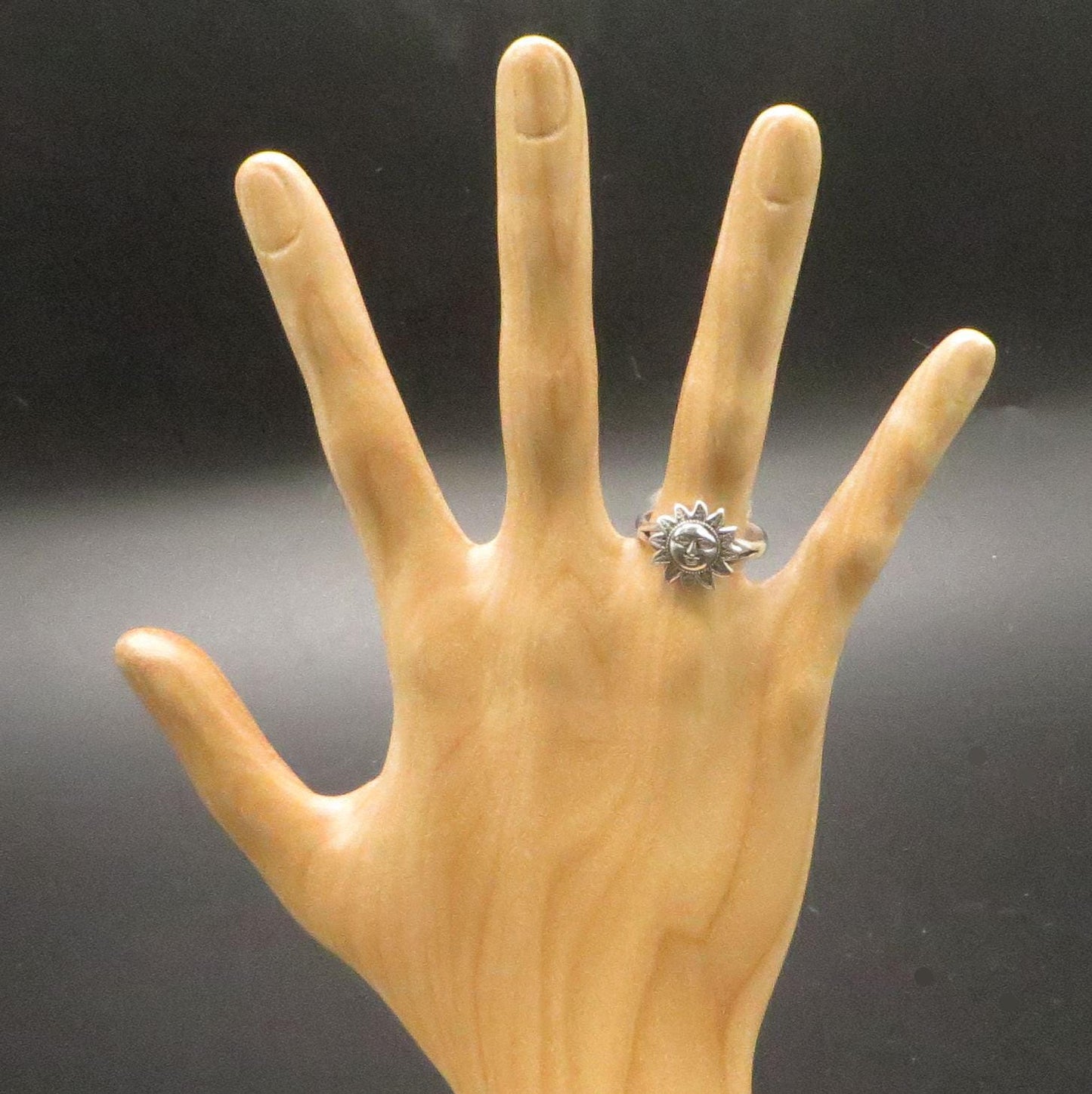 Sun Ring Size 8 Peru 950 Silver Sacred Valley RJVB15 - Shaman Things