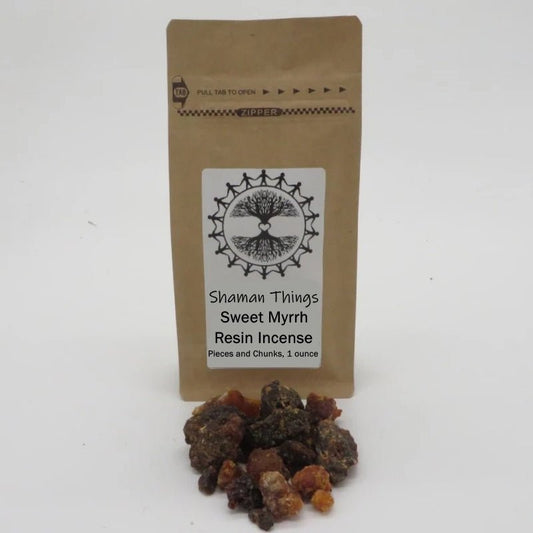 Sweet Myrrh Resin Incense One Ounce - Shaman Things