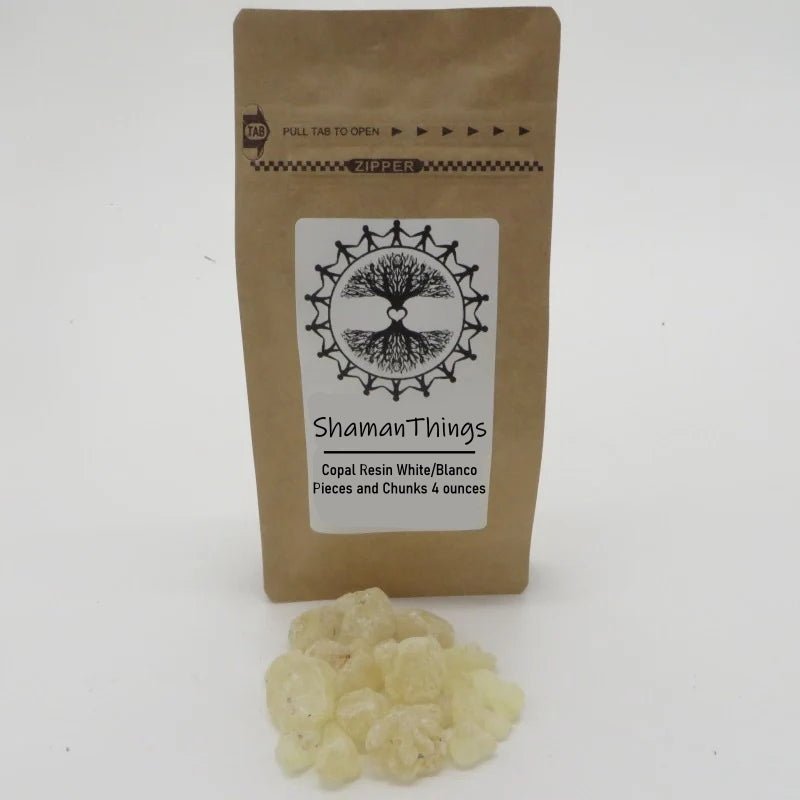 White Copal Resin Incense Four Ounces - Shaman Things
