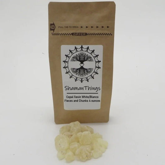 White Copal Resin Incense Four Ounces - Shaman Things