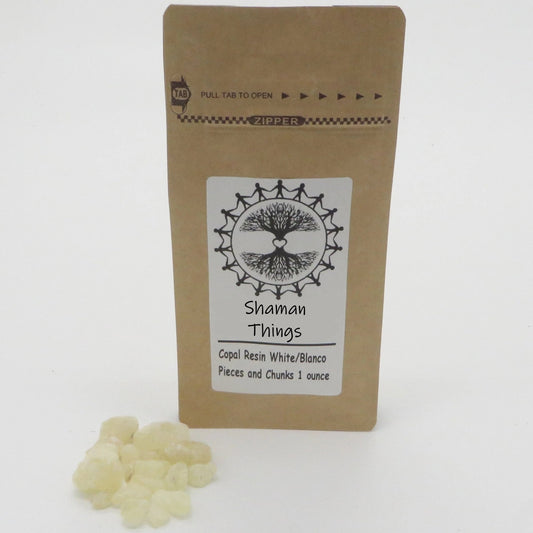 White Copal Resin Incense One Ounce - Shaman Things