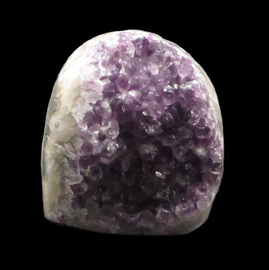 Amethyst Crystal Geode 4" tall 3 7/8" wide 44 ounces LWAG107 - Shaman Things