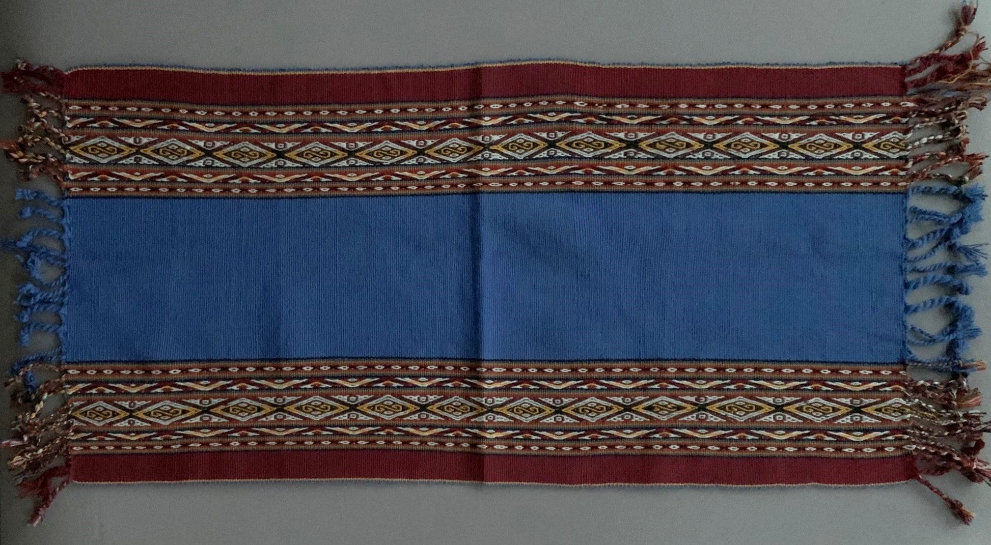 Chinchero Hand Woven Cloth Altar Mesa Cloth Sacred Valley Peru 14 1/2 x 32 1/2 PS2301 - Shaman Things