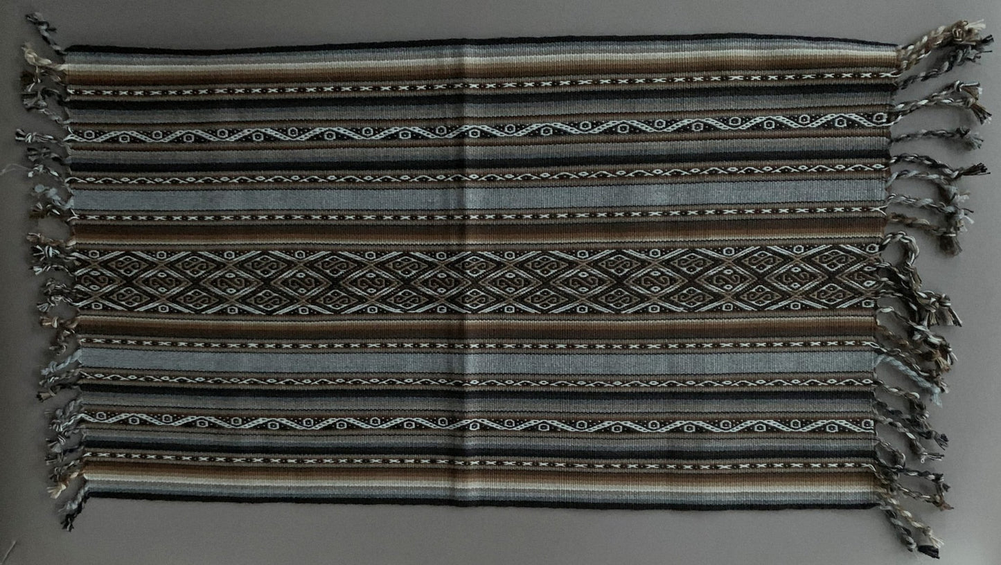 Chinchero Hand Woven Cloth Altar Mesa Cloth Sacred Valley Peru 15 x 30 PS2326 - Shaman Things