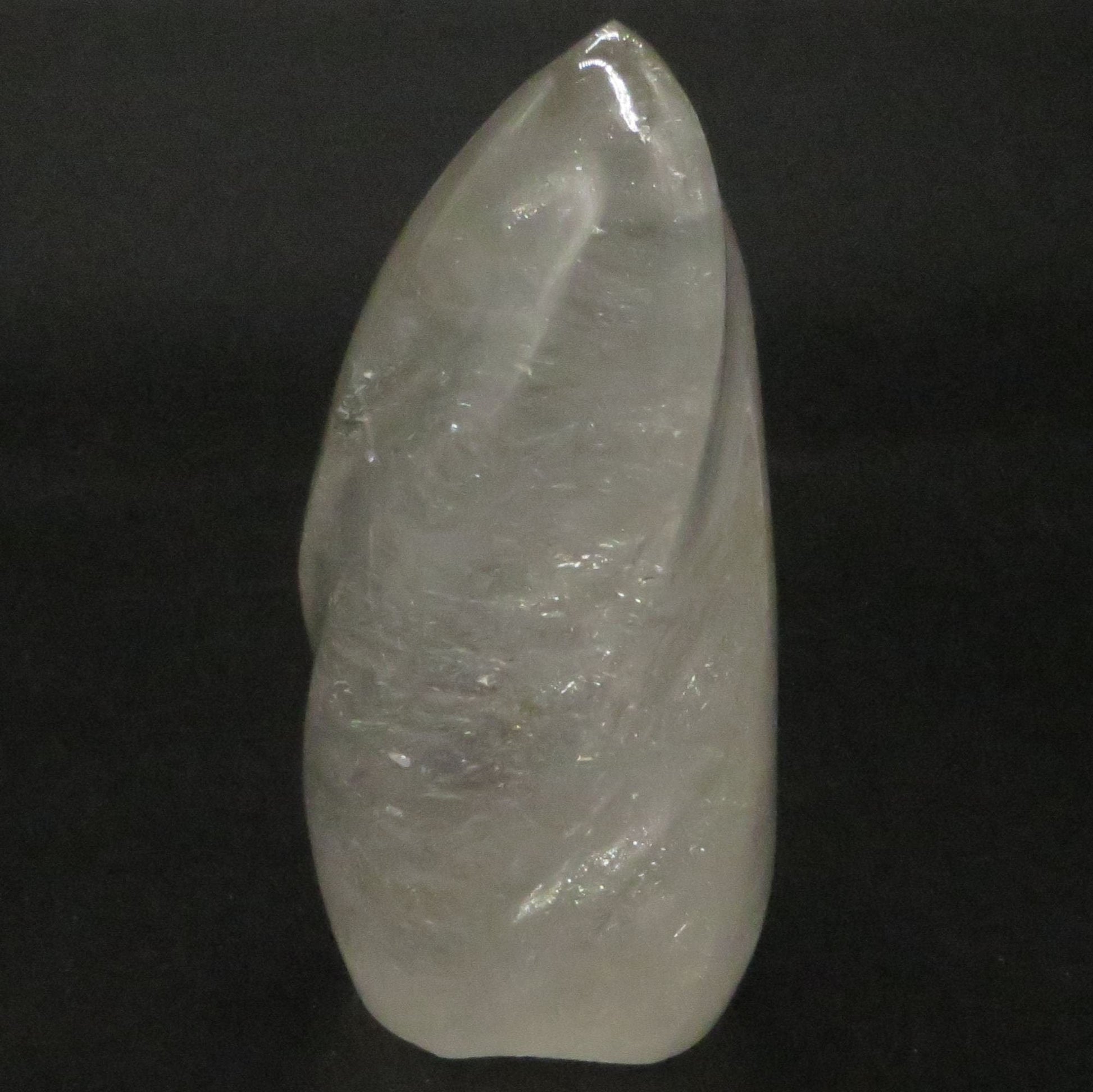 Clear Quartz Crystal Flame Obelisk Tower 4" tall 506g LWCF101 - Shaman Things