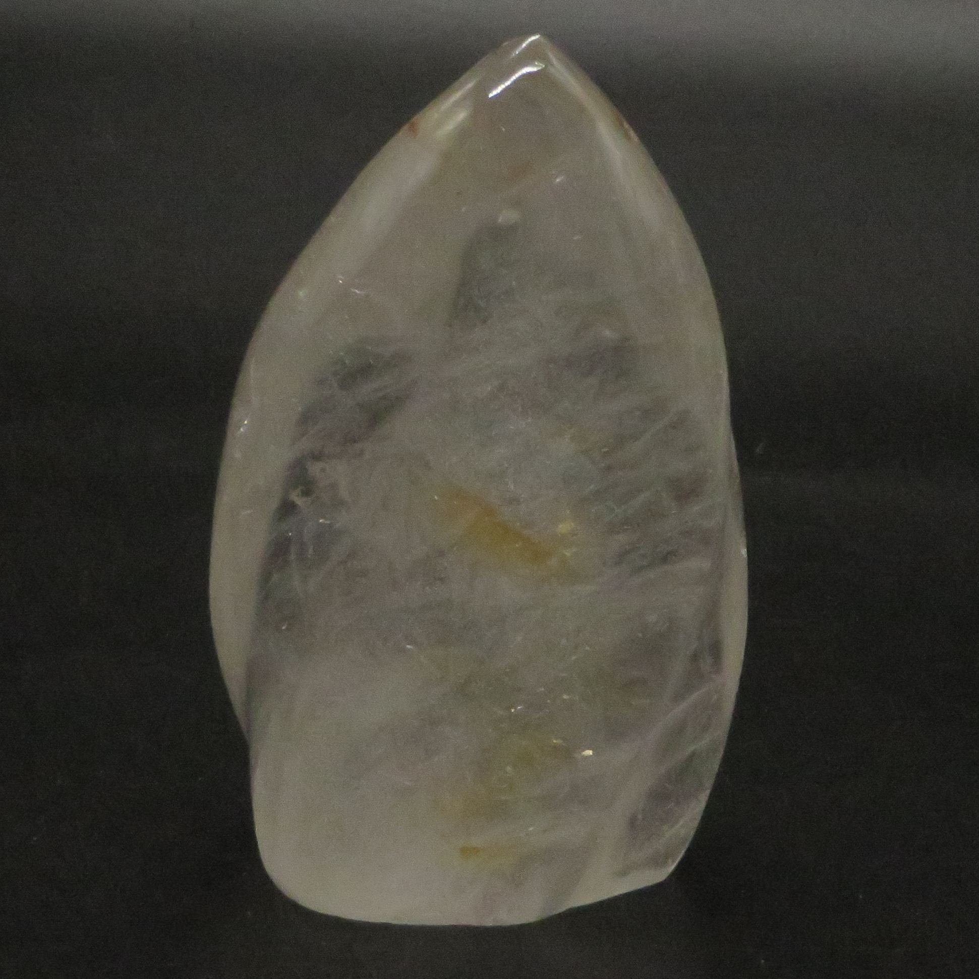 Clear Quartz Crystal Flame Obelisk Tower 4" tall 506g LWCF101 - Shaman Things