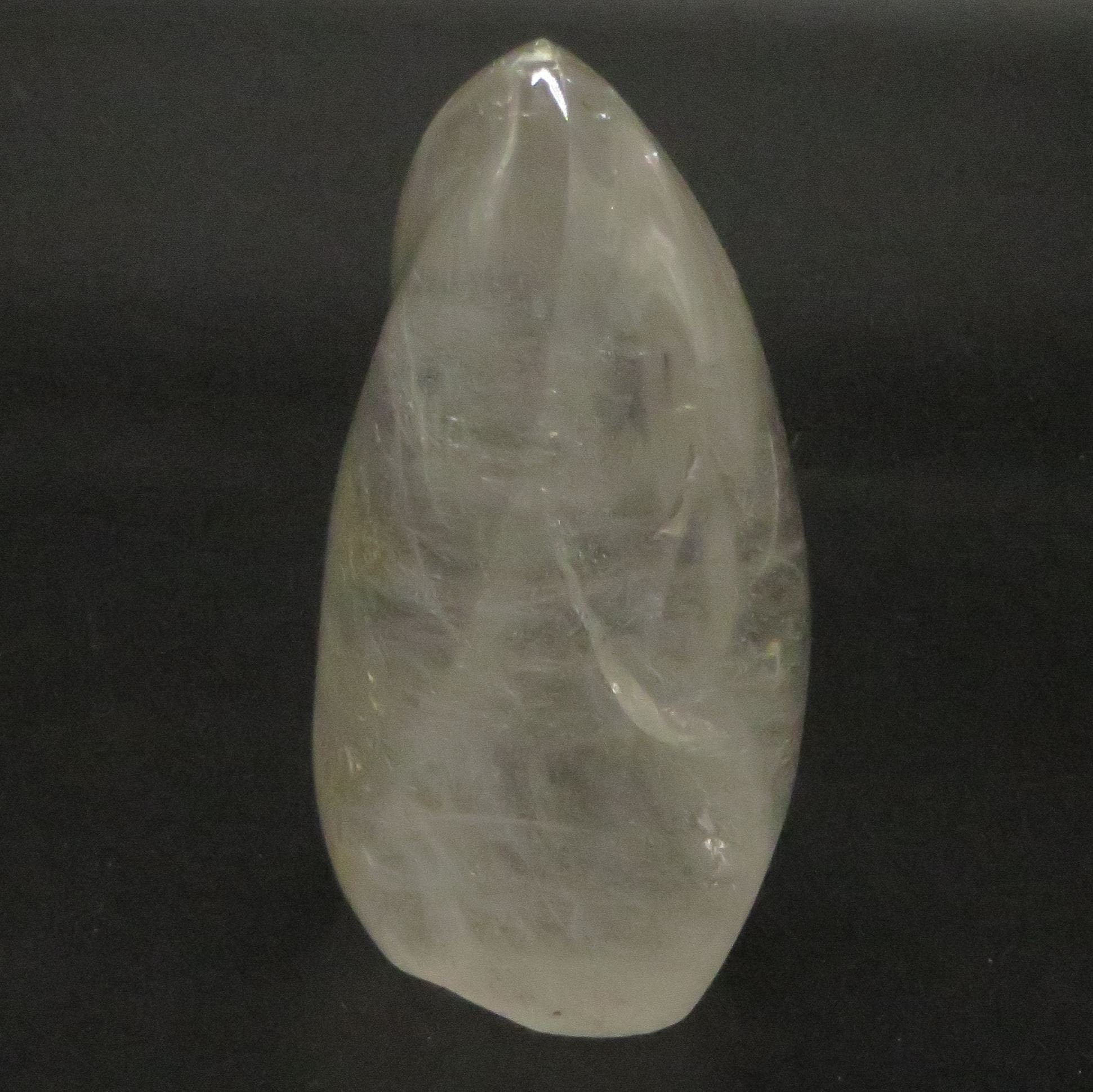 Clear Quartz Crystal Flame Obelisk Tower 4" tall 506g LWCF101 - Shaman Things