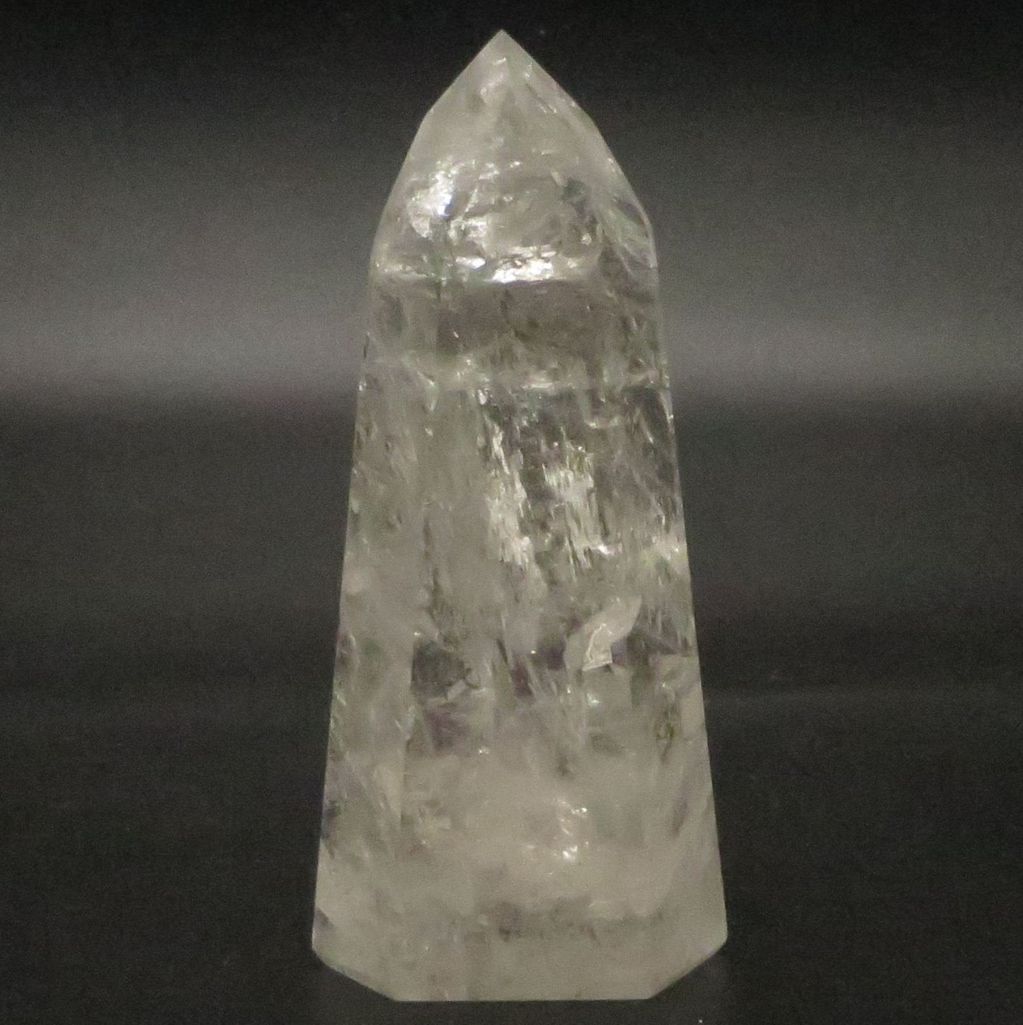 Clear Quartz Large Point Obelisk Tower 4 7/8" tall 359g LWOB101 - Shaman Things