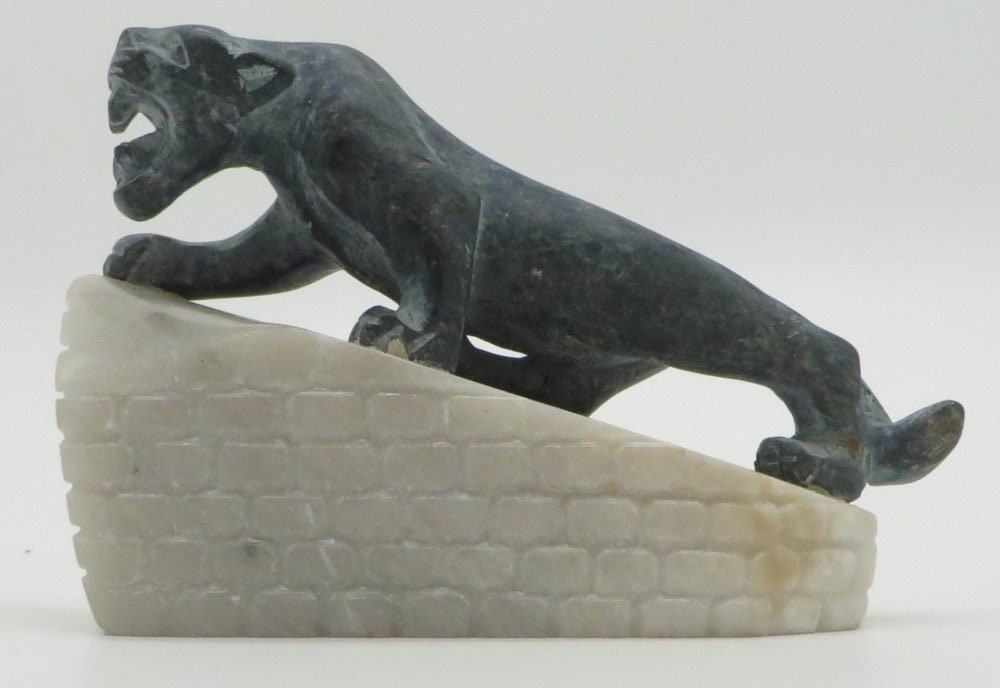 Hand Carved Stone Jaguar on Inca Ruins Sacred Valley Peru - Shaman Things