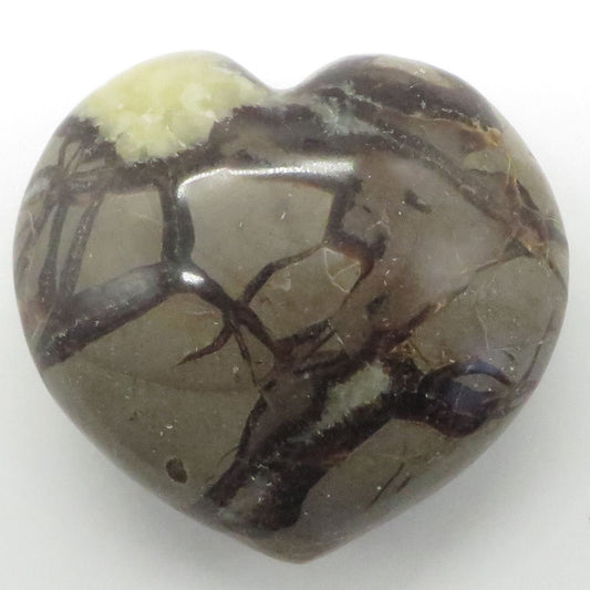Septarian Jasper Heart 2 3/4" wide 2" tall LWHSJ104