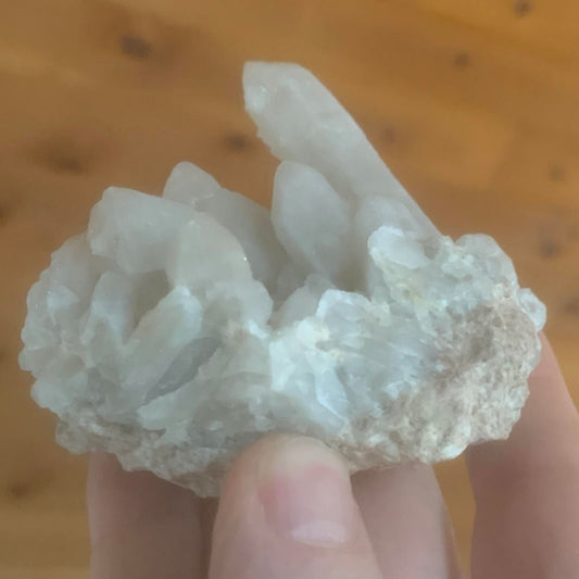 White Spirit Quartz crystal specimen 2 1/2" tall, 2 1/4" wide 216 grams LWSQ101