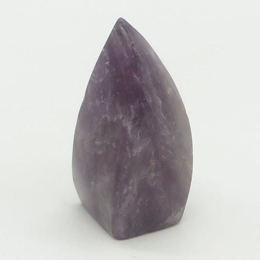 Amethyst Crystal Flame Obelisk Tower 3" tall 157g LWAF101