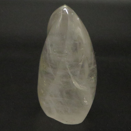 Clear Quartz Crystal Flame Obelisk Tower 4" tall 506g LWCF101