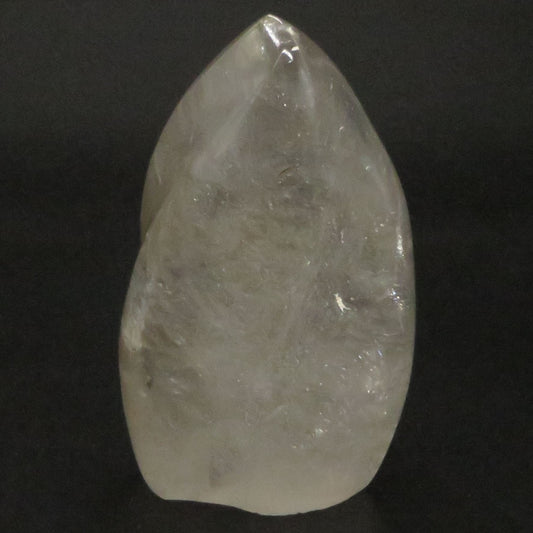 Clear Quartz Crystal Flame Obelisk Tower 4" tall 506g LWCF101