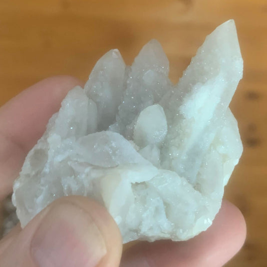 White Spirit Quartz crystal specimen 2" tall, 2 1/4" wide 95 grams LWSQ103